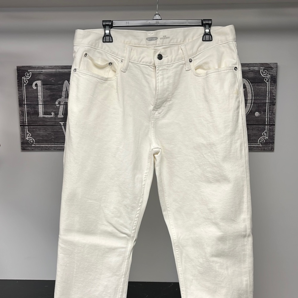 Old Navy Men’s White Jeans